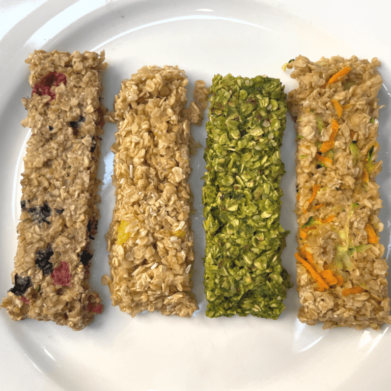 Easy oatmeal fingers for baby led weaning a simple recipe for your 6 month old baby My Little