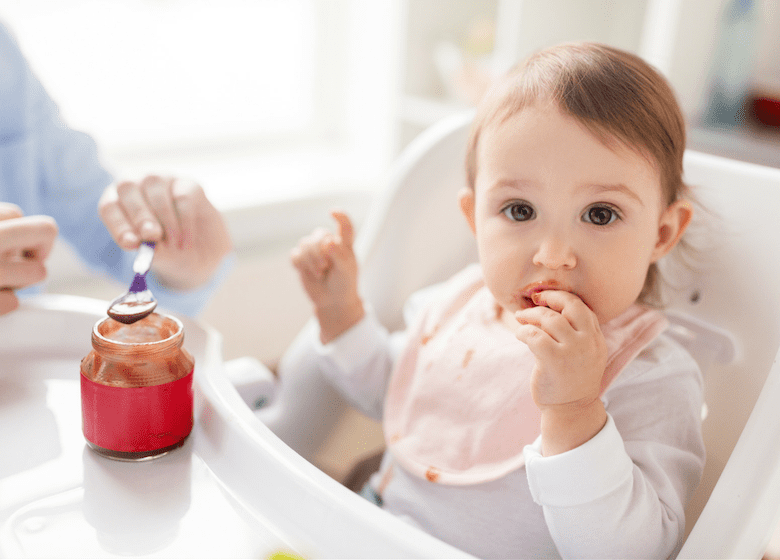 combining or mixing purees and baby led weaning