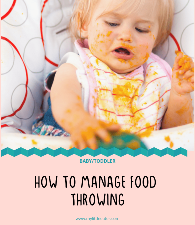 how to manage food throwing baby toddler