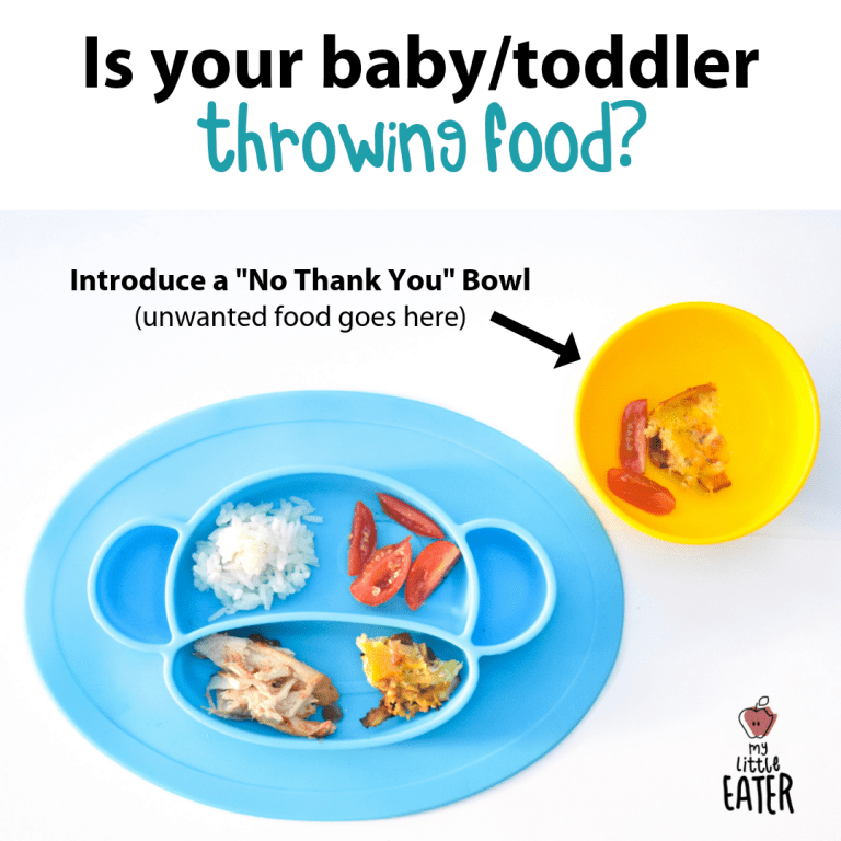 How to manage food throwing at the table My Little Eater