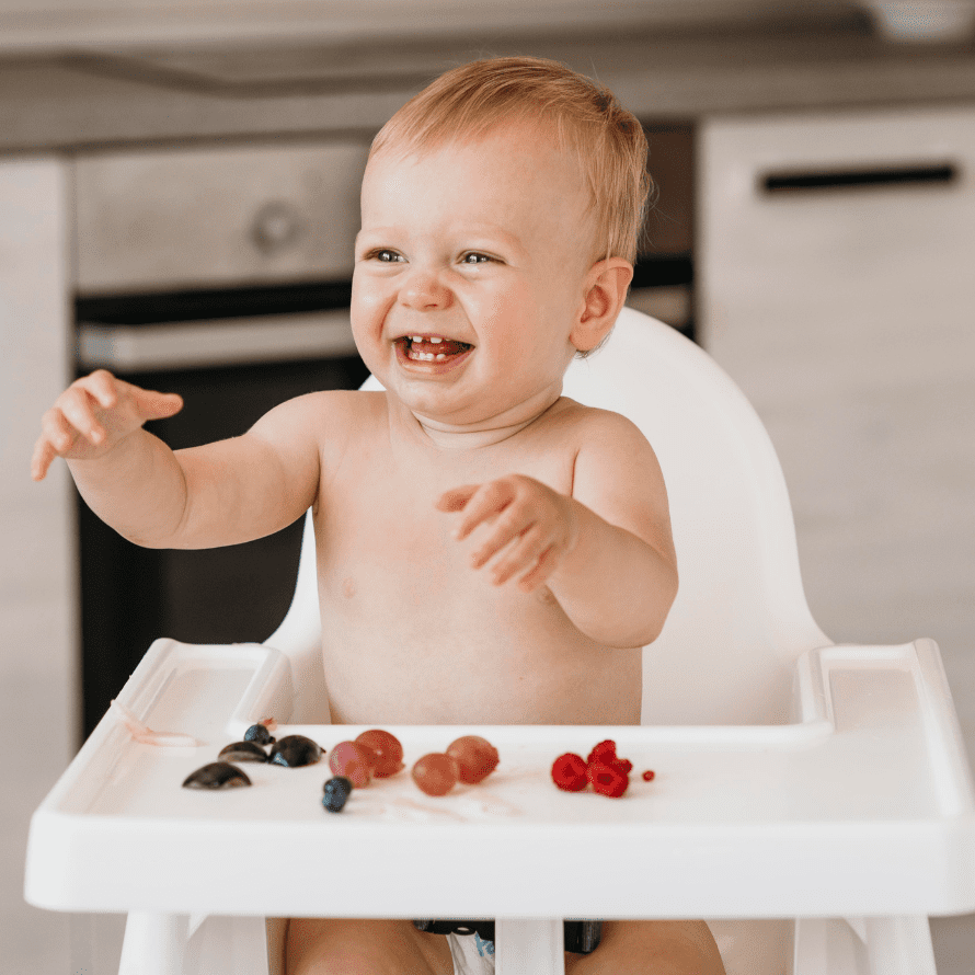 ikea antilop high chair for introducing solid foods