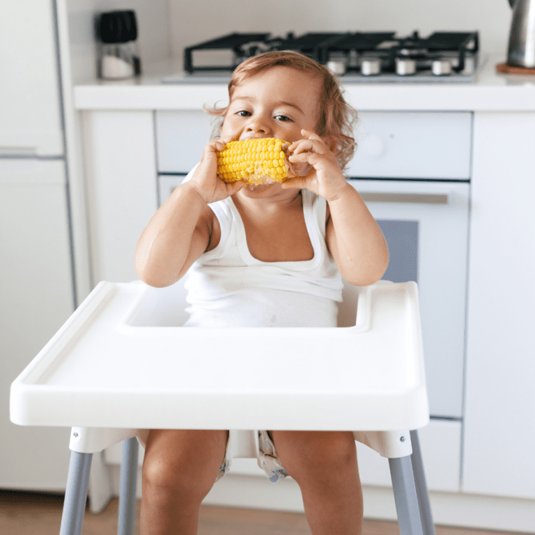 BLW High Chair Position for Feeding and Why Sitting Independently is