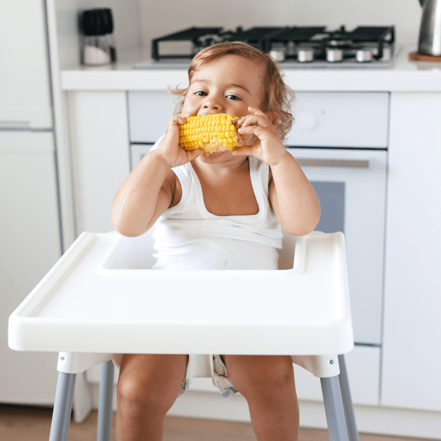 BLW High Chair Position for Feeding and Why Sitting Independently