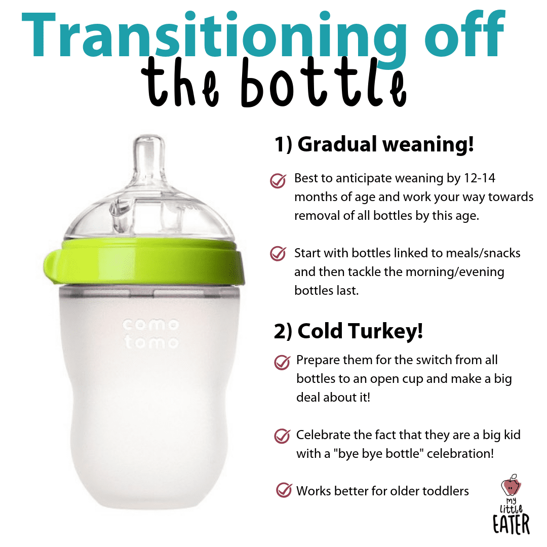 to transition your baby off the bottle 