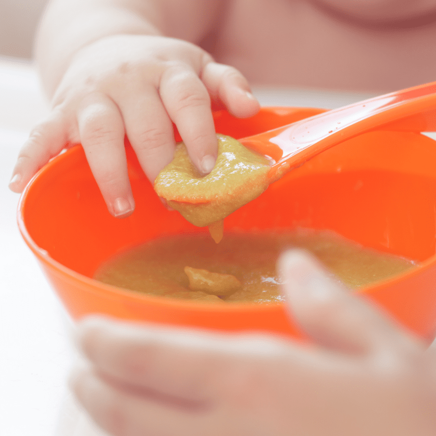 applesauce for baby led weaning babies