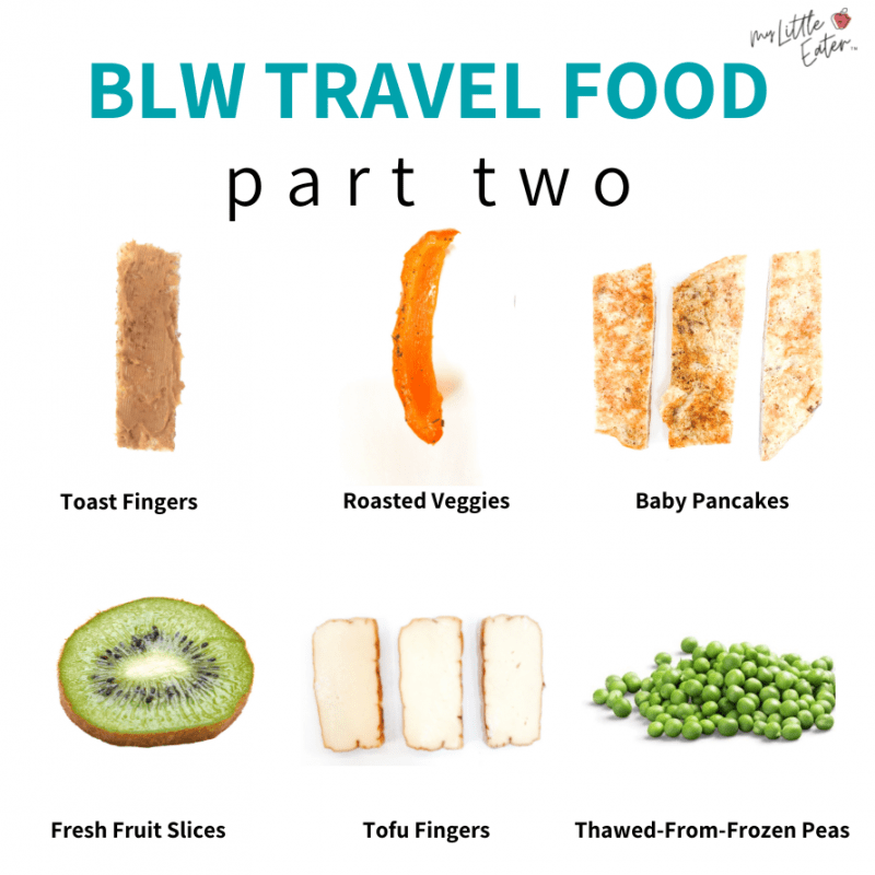 Easy and practical baby led weaning travel food ideas for babies 6