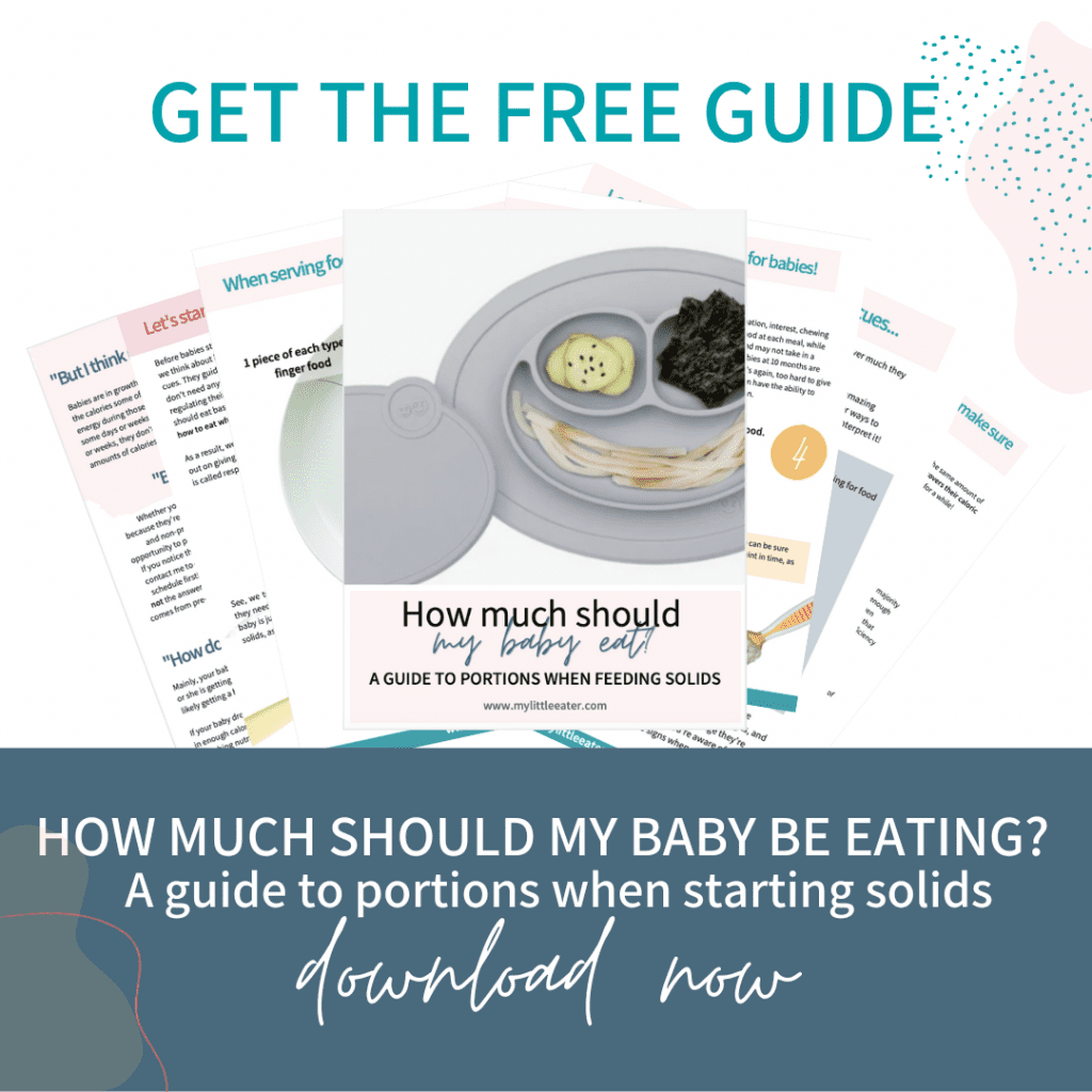 portion guide for babies starting solids