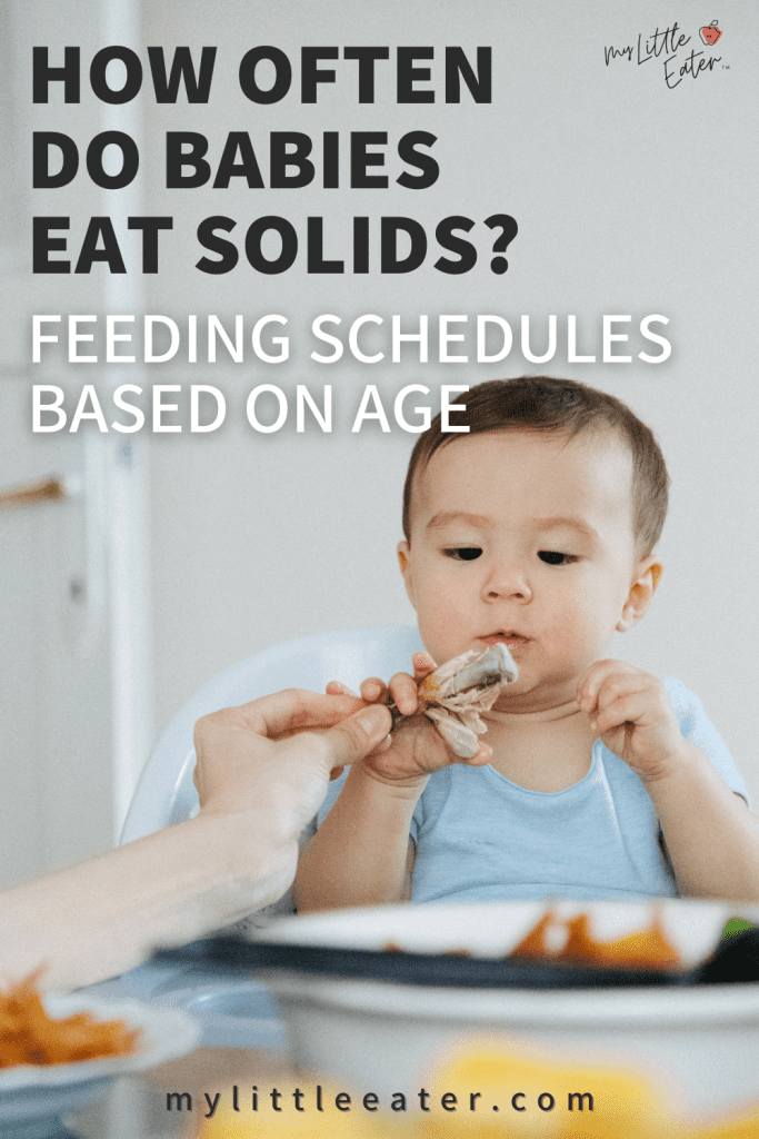 sample schedule for babies in the first year