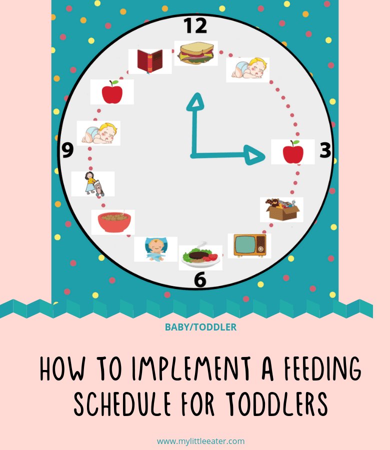 how to implement a feeding schedule for toddlers