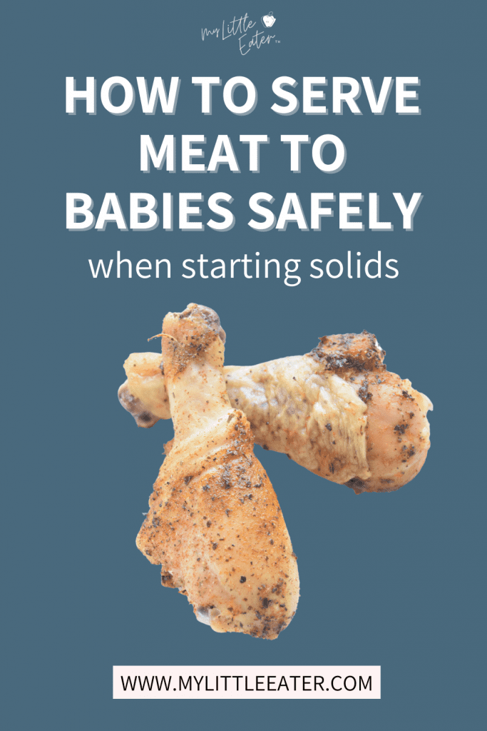 how to serve meat to babies safely