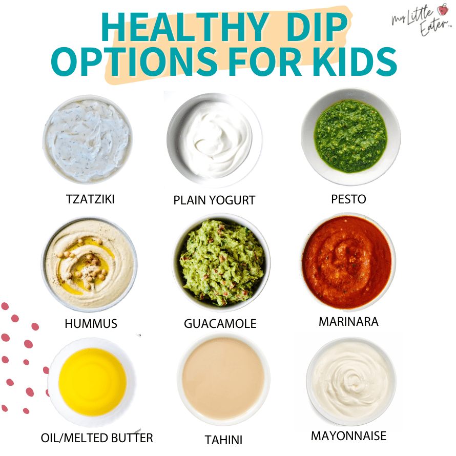 healthy dip options for babies, toddlers, and picky eaters for meat