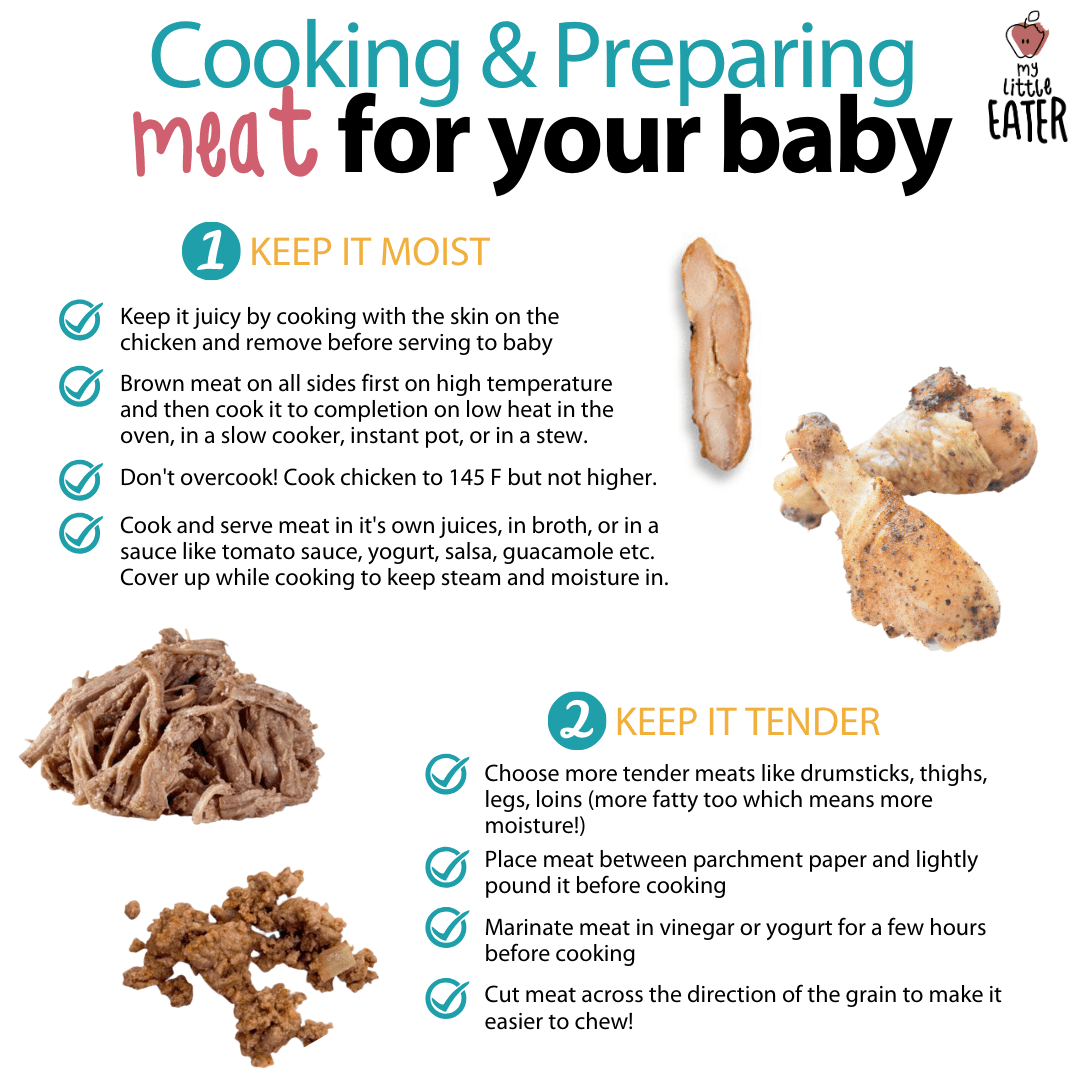how to cook meat for baby