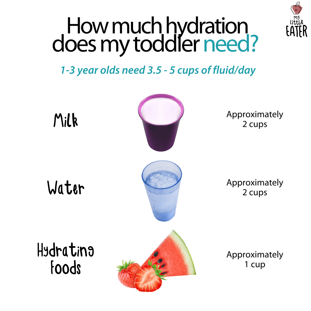 how much water does my toddler need