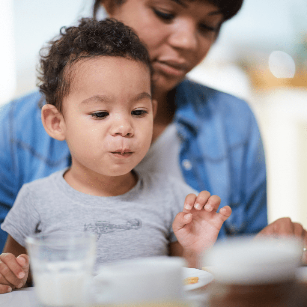 Mealtime conversations with toddlers