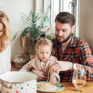 Mealtime conversations with toddler part 1