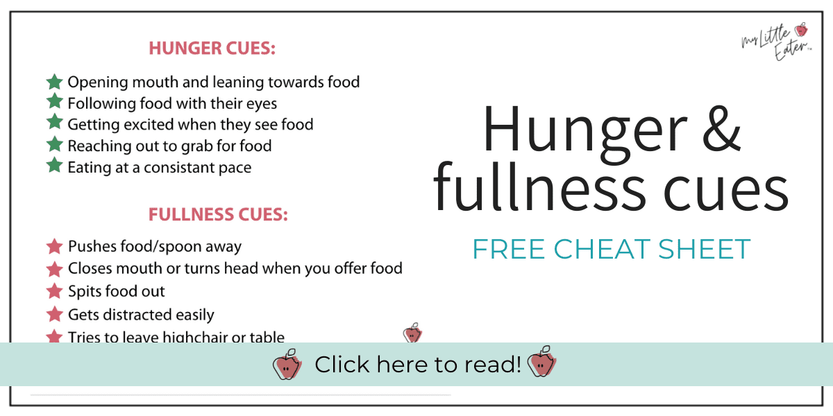 Your 6 to 12 Month Old's Hunger & Fullness Cues