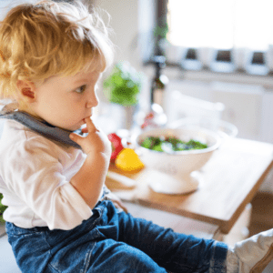 how to get toddler independent in the kitchen