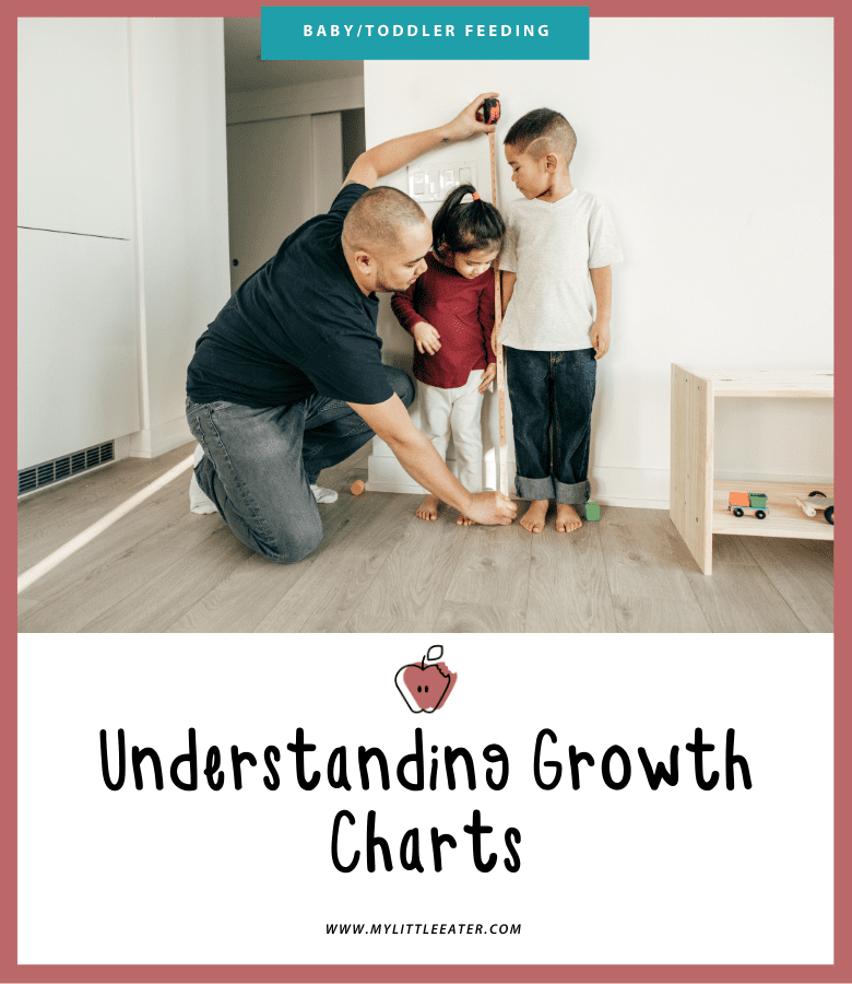 A Dad measures the height of his two children. Article title seen below image.