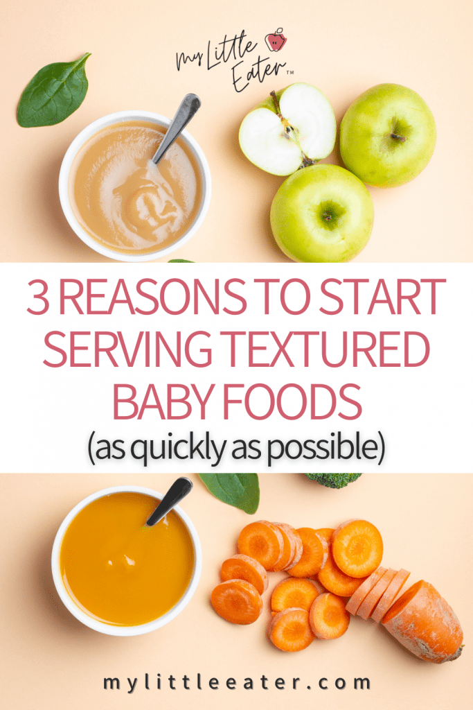 textured baby food when starting solids