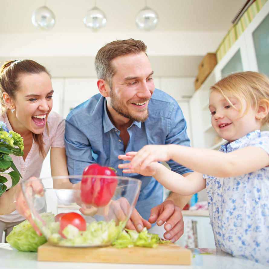 cooking nutritious foods as a family