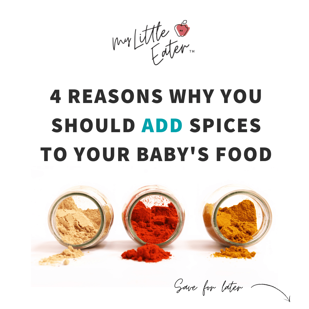 4 reasons to add spices to baby food
