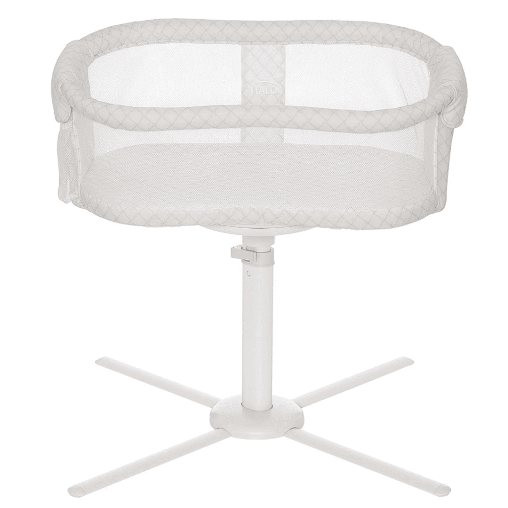 White Halo bassinet for young babies.