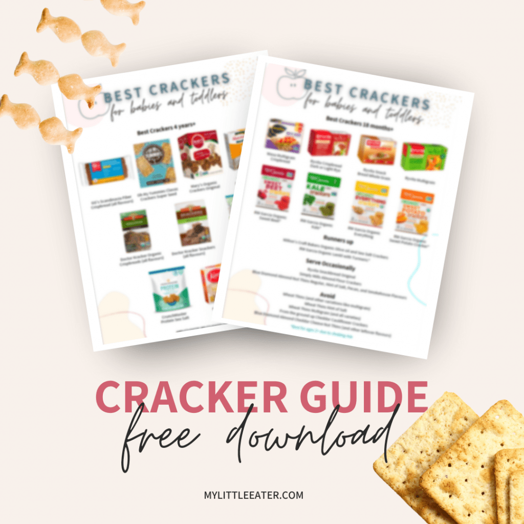 Best Crackers for Babies & Toddlers My Little Eater
