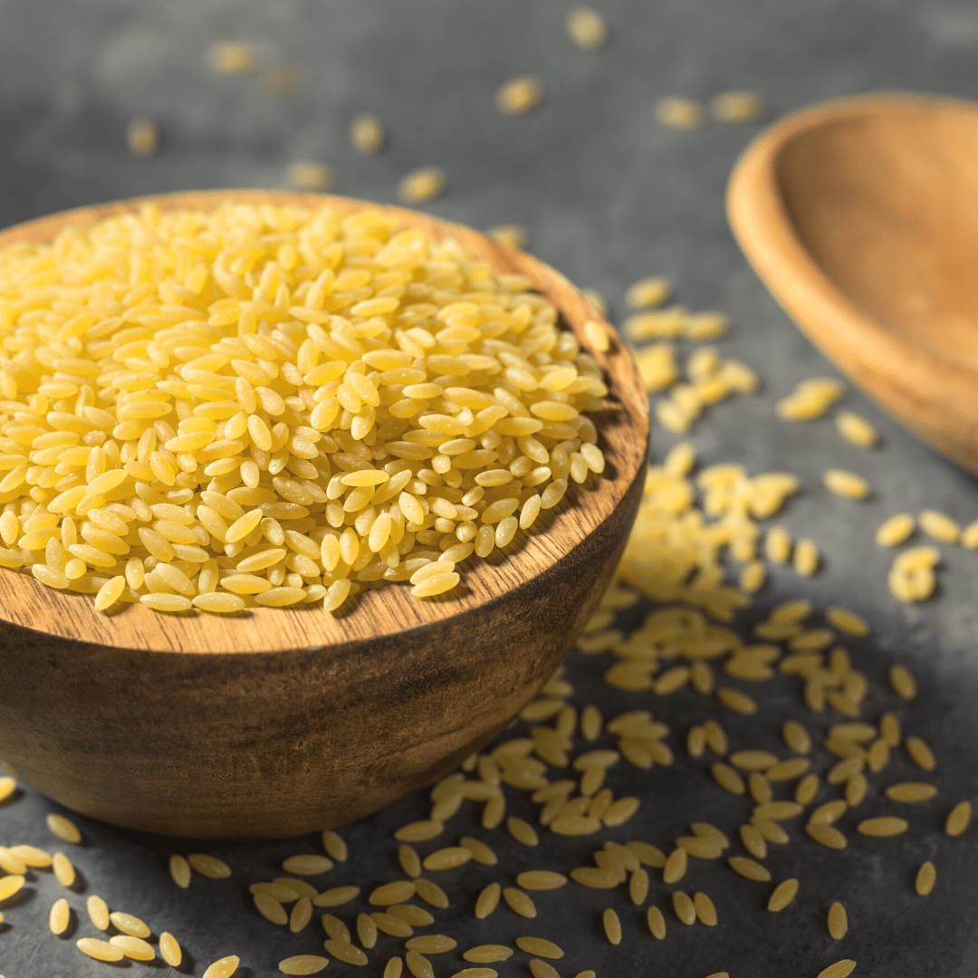 Healthy toddler approved recipe one pot creamy mushroom orzo My