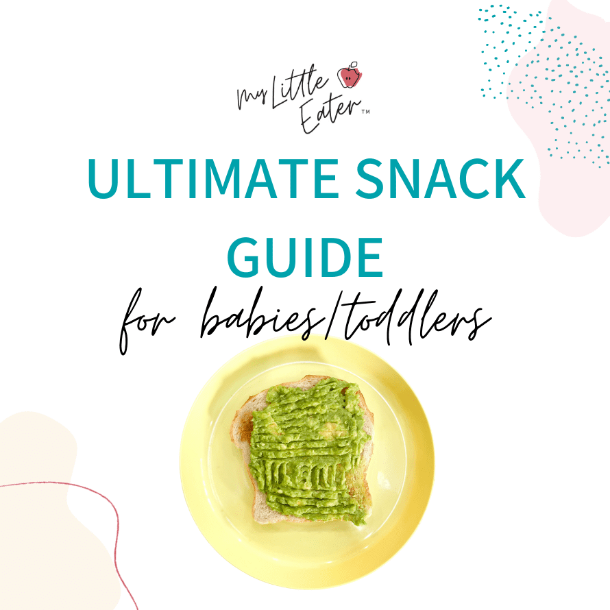 The ultimate snack guide for babies and toddlers, get healthy snack ideas here