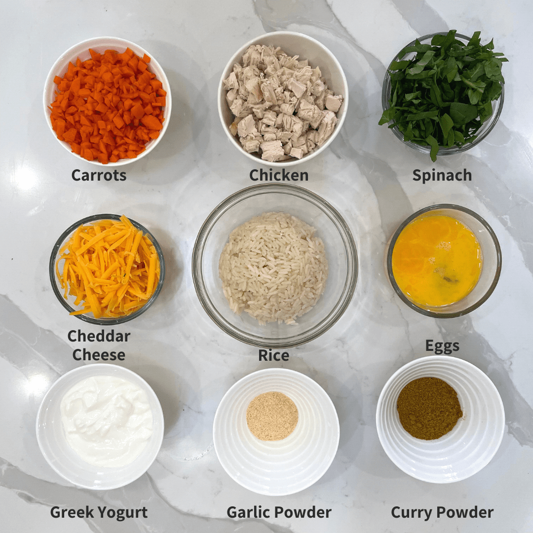 Chicken curry rice cup ingredients