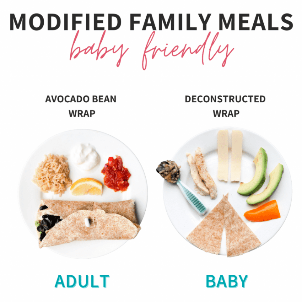 baby led weaning breakfast burrito or baby led weaning dinner of tacos