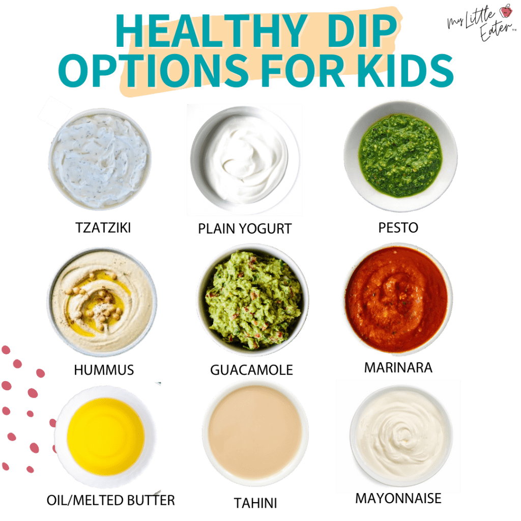 healthy dip options for kids to pair with ground beef