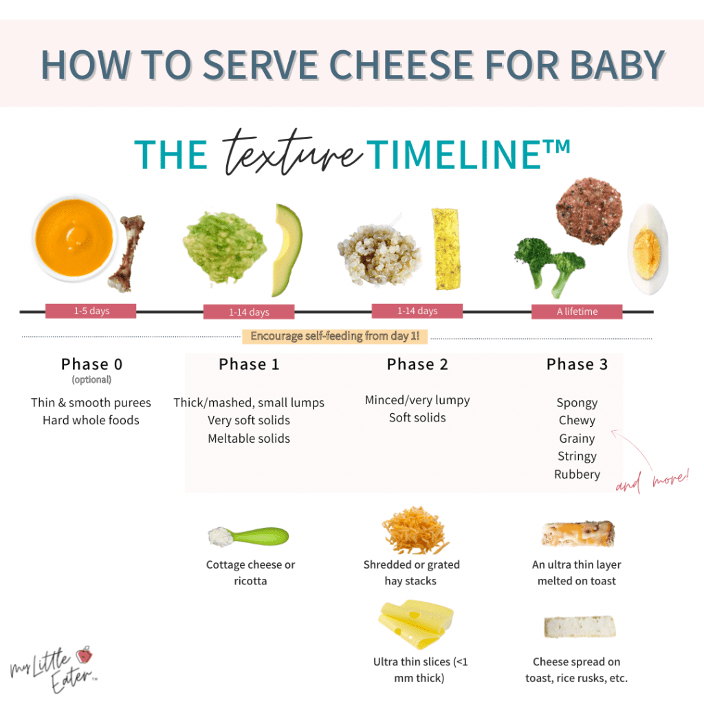 how can babies eat cheese