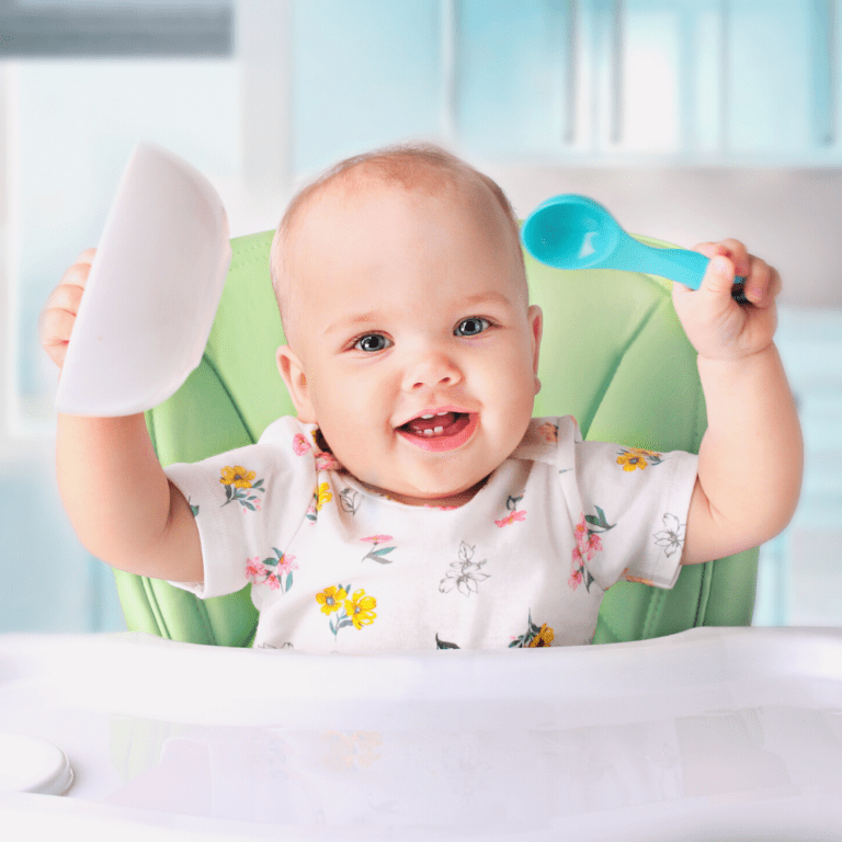 How to help baby excessive gagging when starting solid foods