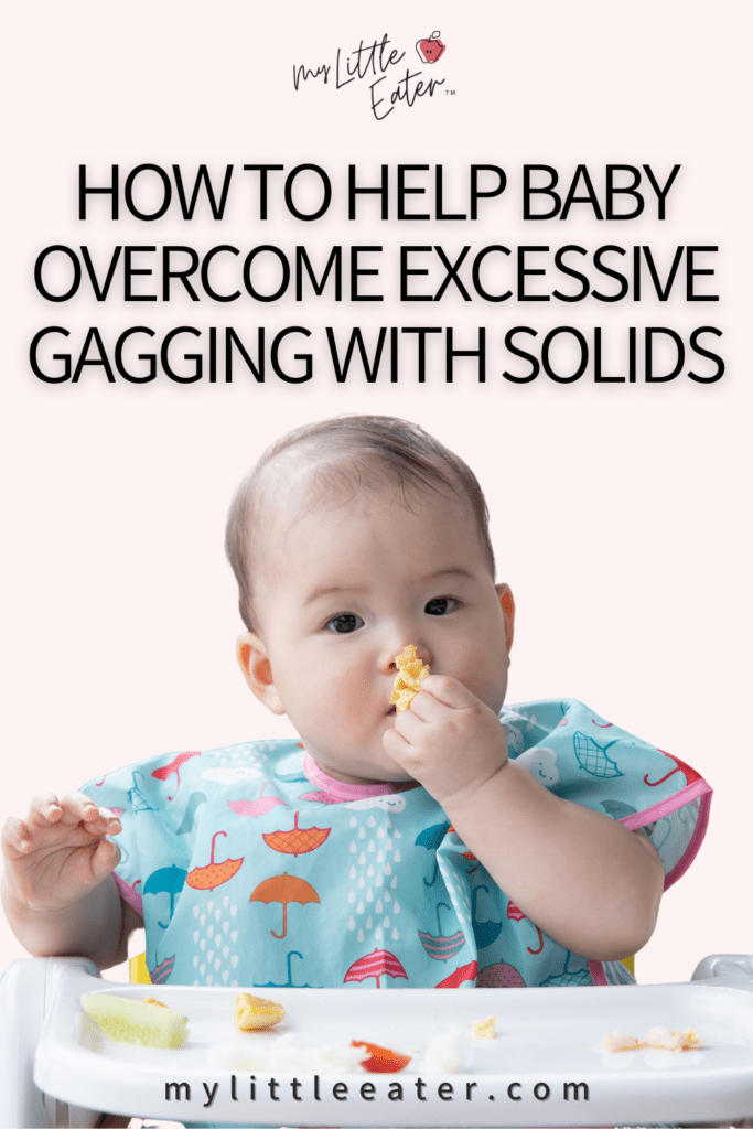 Baby led weaning deals gagging and throwing up