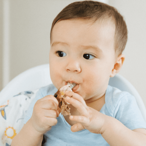 How to help baby excessive gagging when starting solid foods