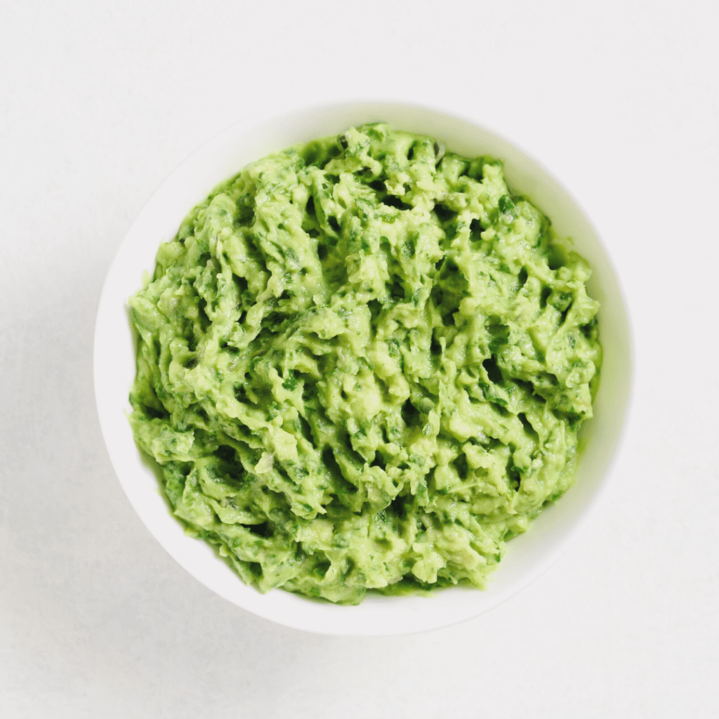 childhood nutrition expert recommends whole foods based dips, like the guacamole pictured here, for fussy eaters