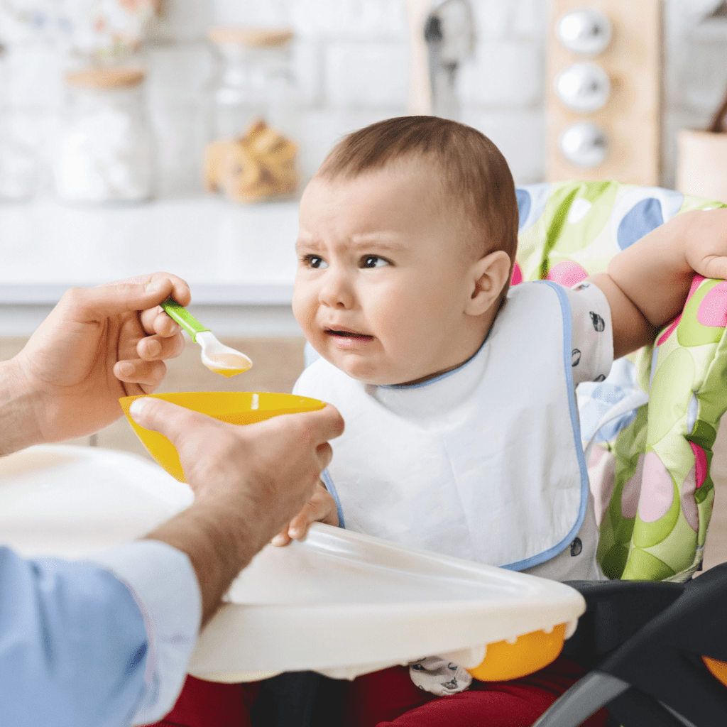 what to do if baby won't eat through spoon feeding or baby led weaning
