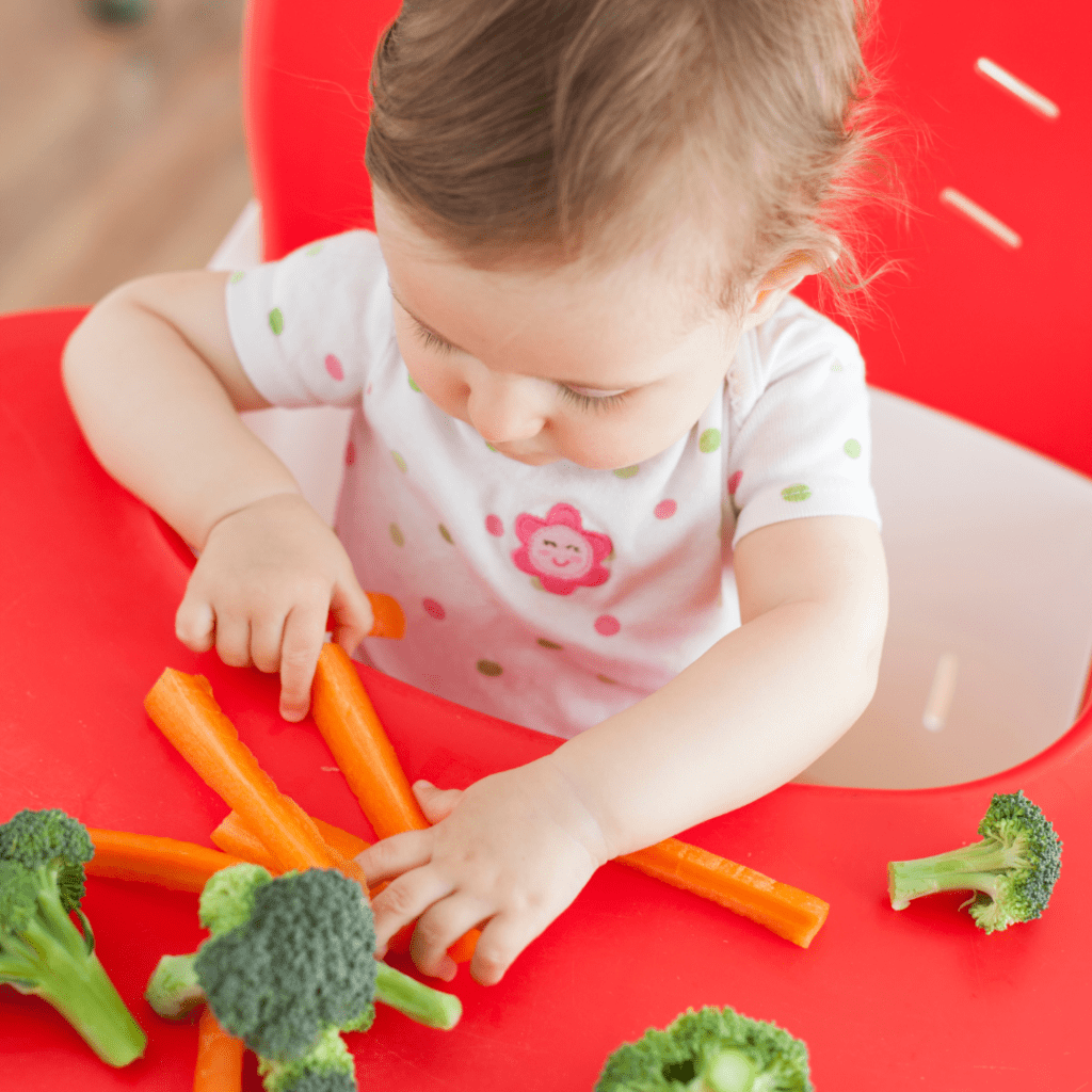 caregiver guide for starting solids through baby led weaning