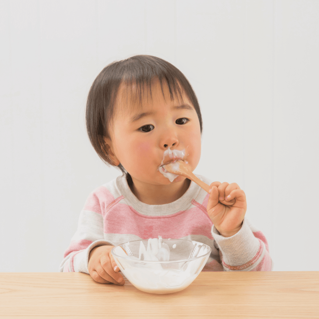 plain yogurt as a dip for various finger foods