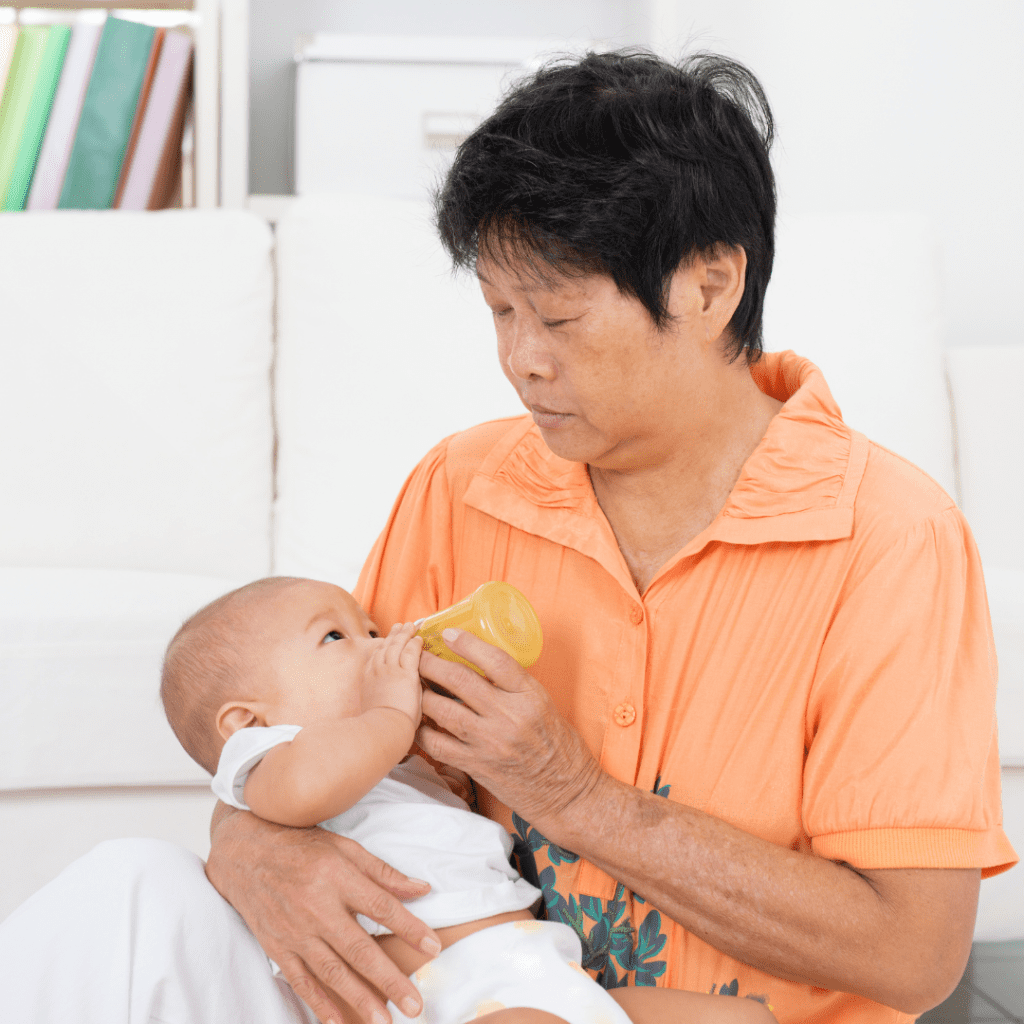 caregiver guide to feeding baby
