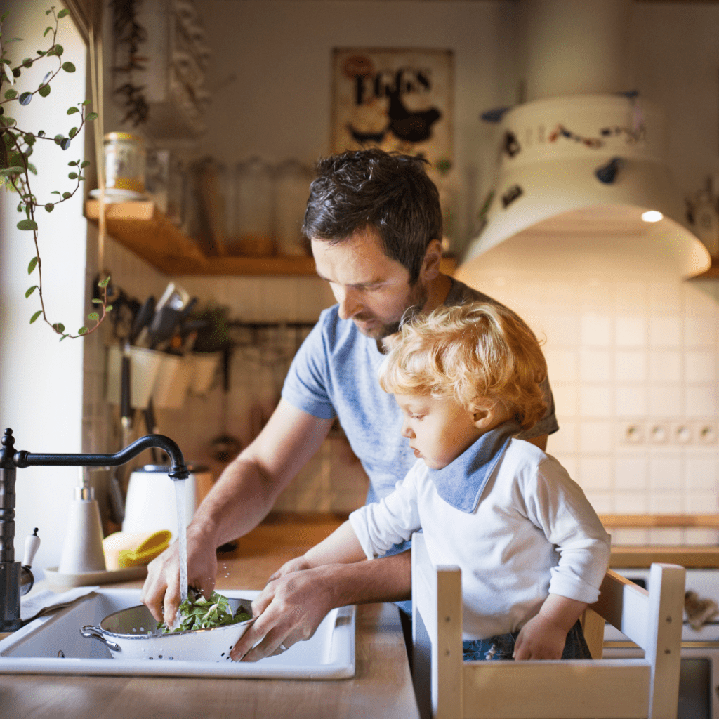 fostering a love of cooking with toddlers