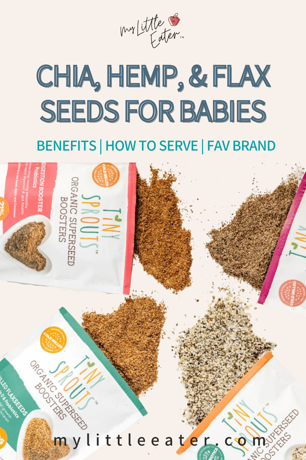 Health benefits of chia, hemp, and flax seeds for babies (and how to