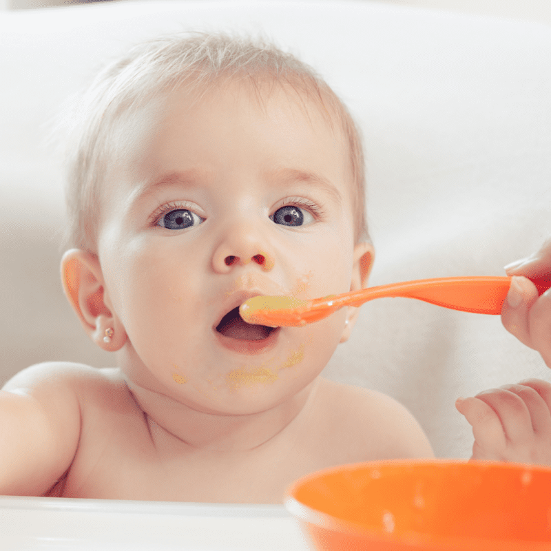 Purées at 4 months: why it’s not recommended and what you should do