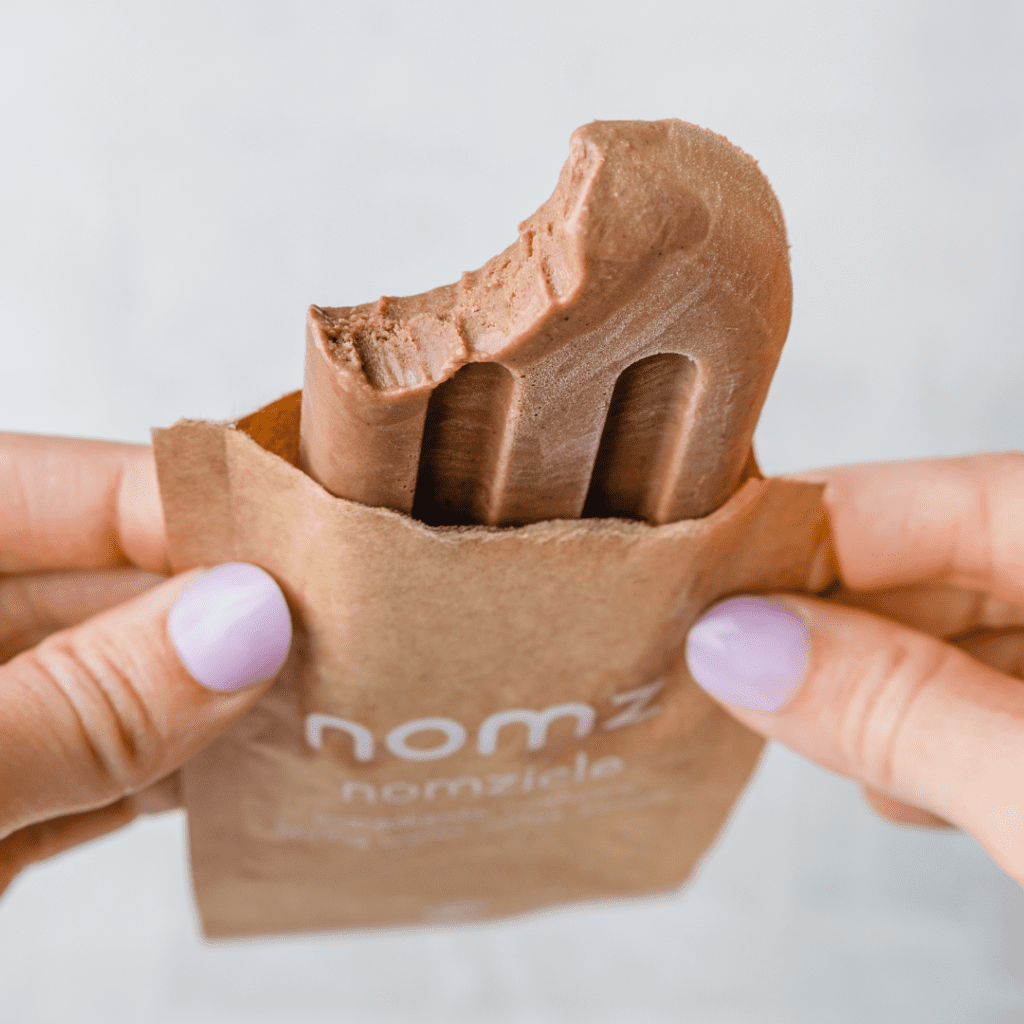healthy fats kids; nomz organic chocolate popsicles