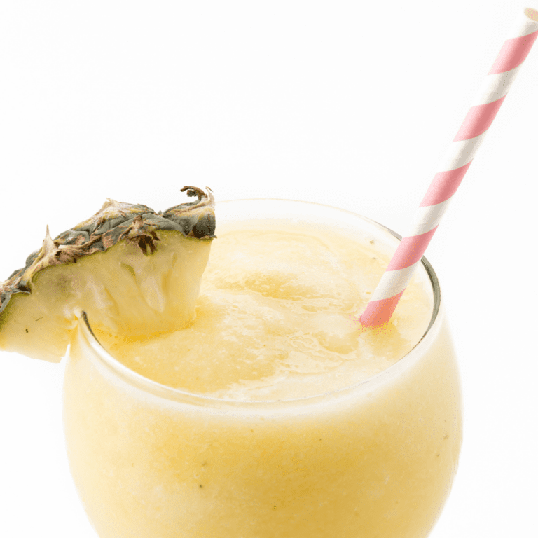 Pineapple Coconut Turmeric Smoothie; healthy smoothie for picky eaters.
