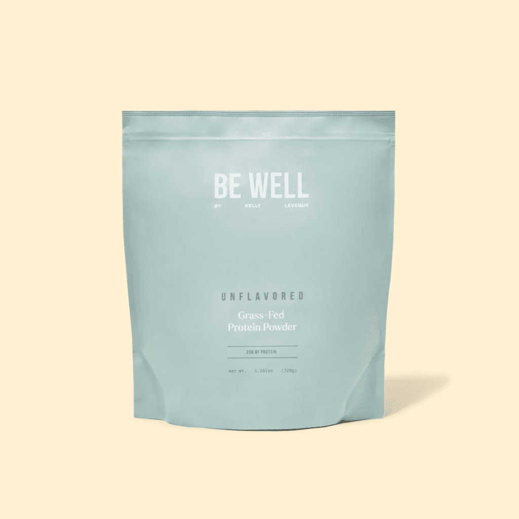 Be Well by Kelly, grass-fed protein powder