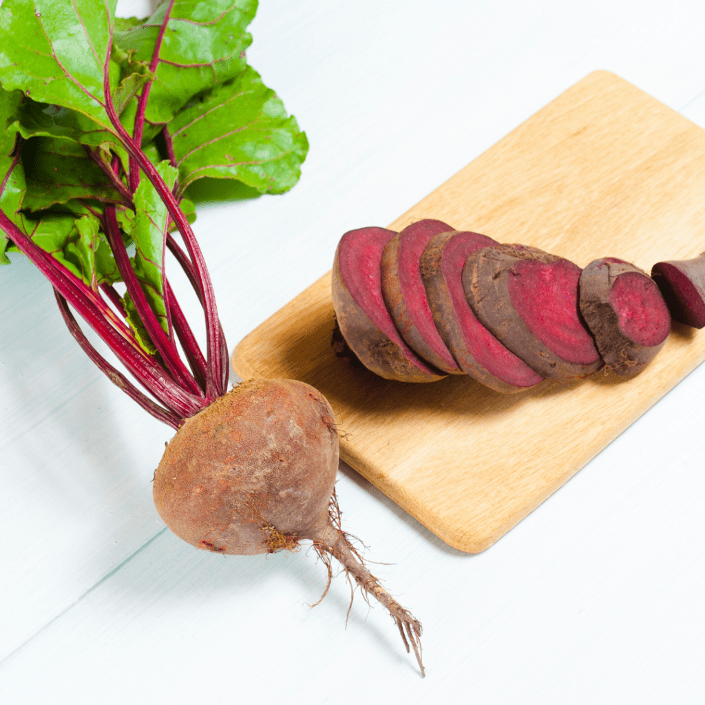 Beets; the best fall foods for babies.