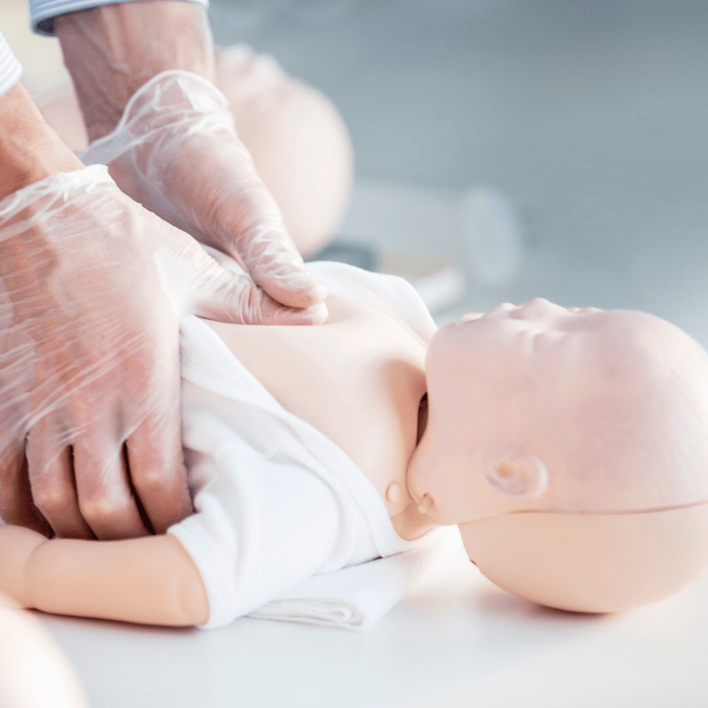 choking can also happen on non food objects, taking a course on baby and child CPR is critical