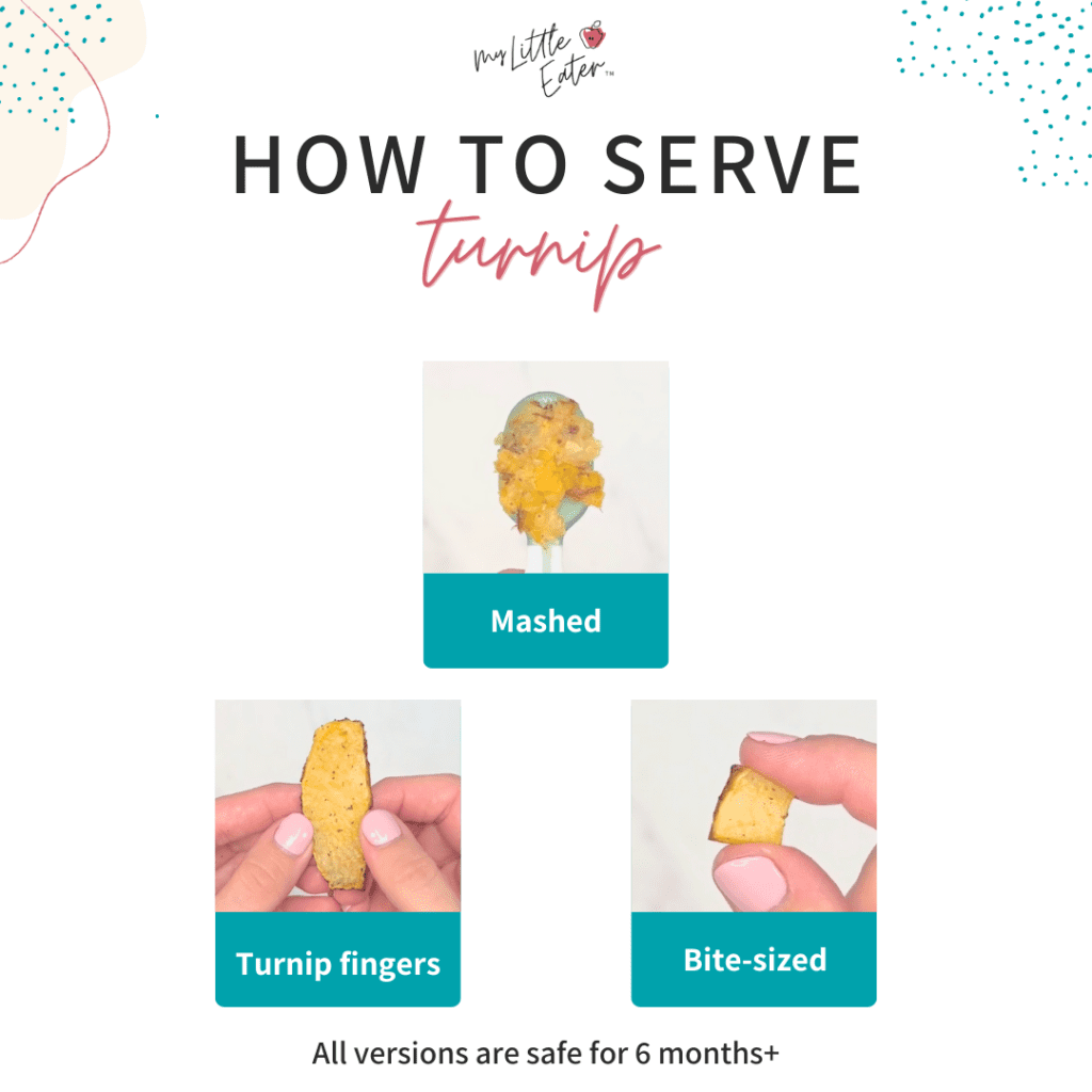 How to serve turnip.